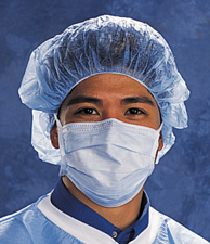 Face Mask, 3-Ply, Earloop Latex Free Abso™